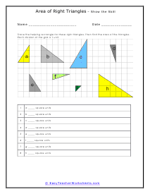 area of a triangle coordinate geometry worksheet