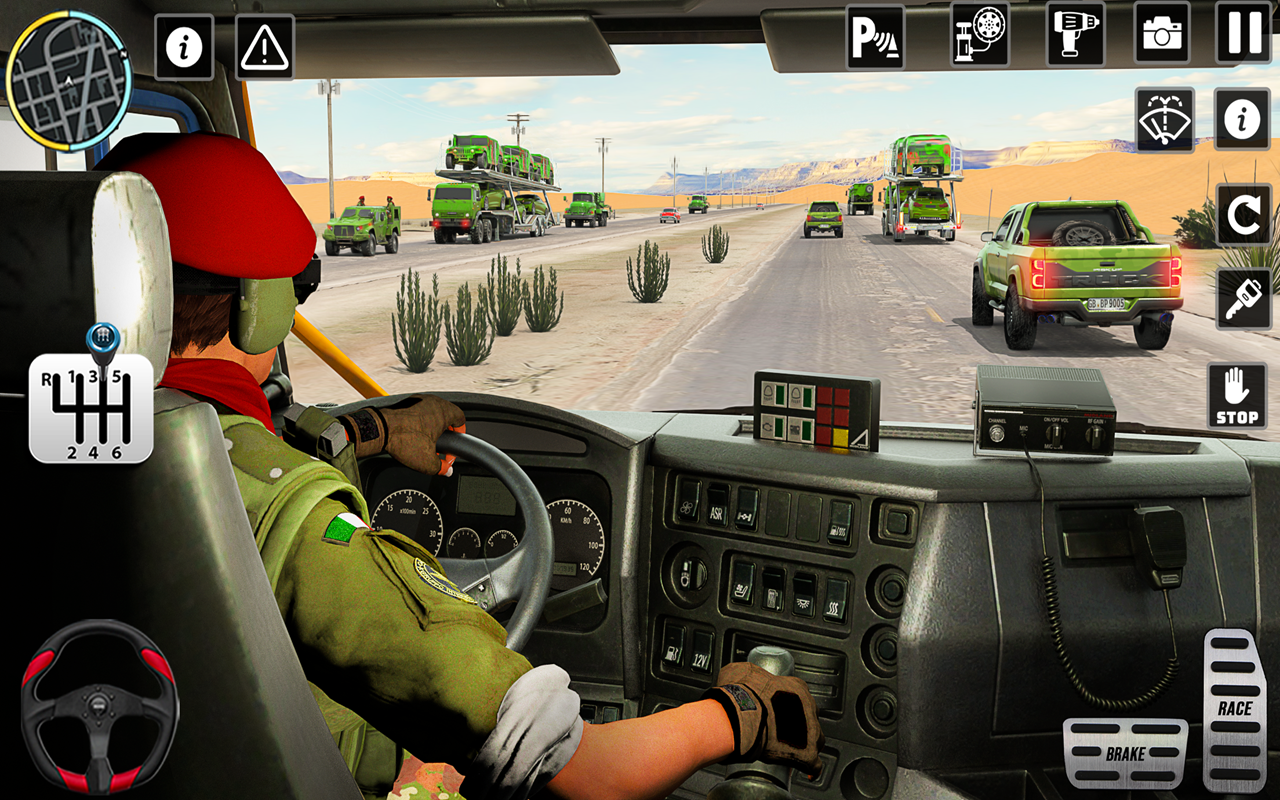 army car driving game