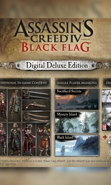 assassins creed black flag deluxe edition content