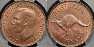 australia penny 1951