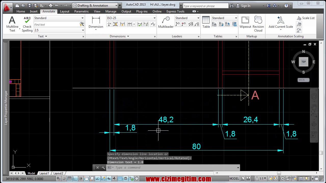 autocad kalın çizgi gösterme