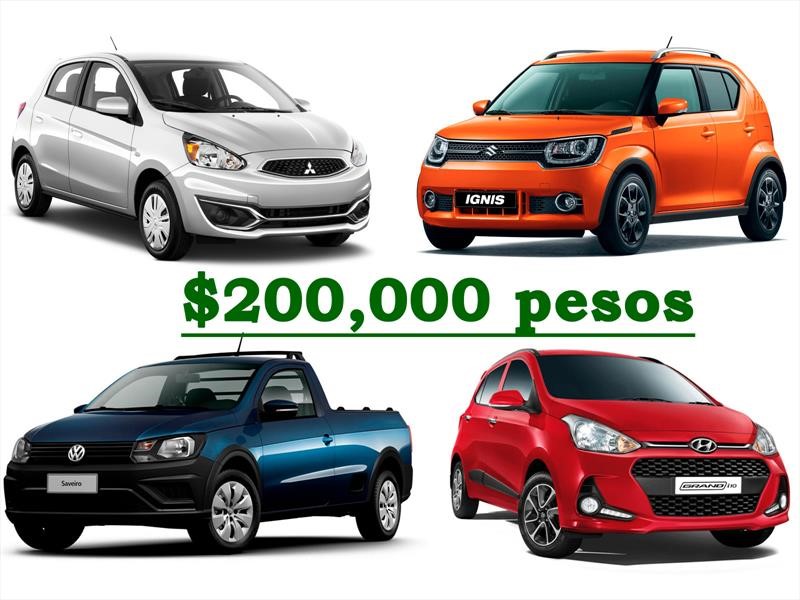 autos de 200 mil pesos usados