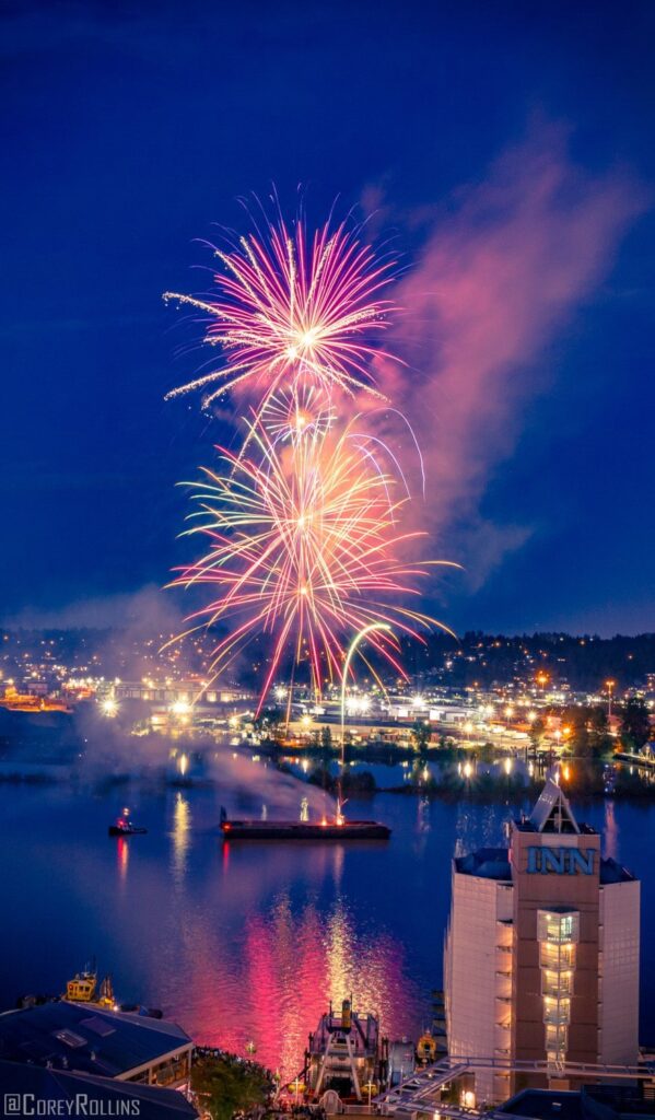 new years fireworks new westminster