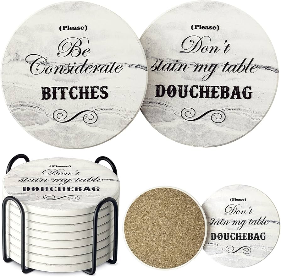 humorous coasters