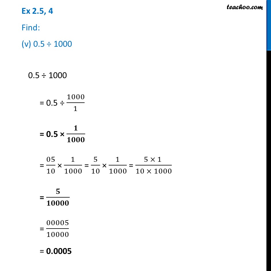 1000 divided by 5