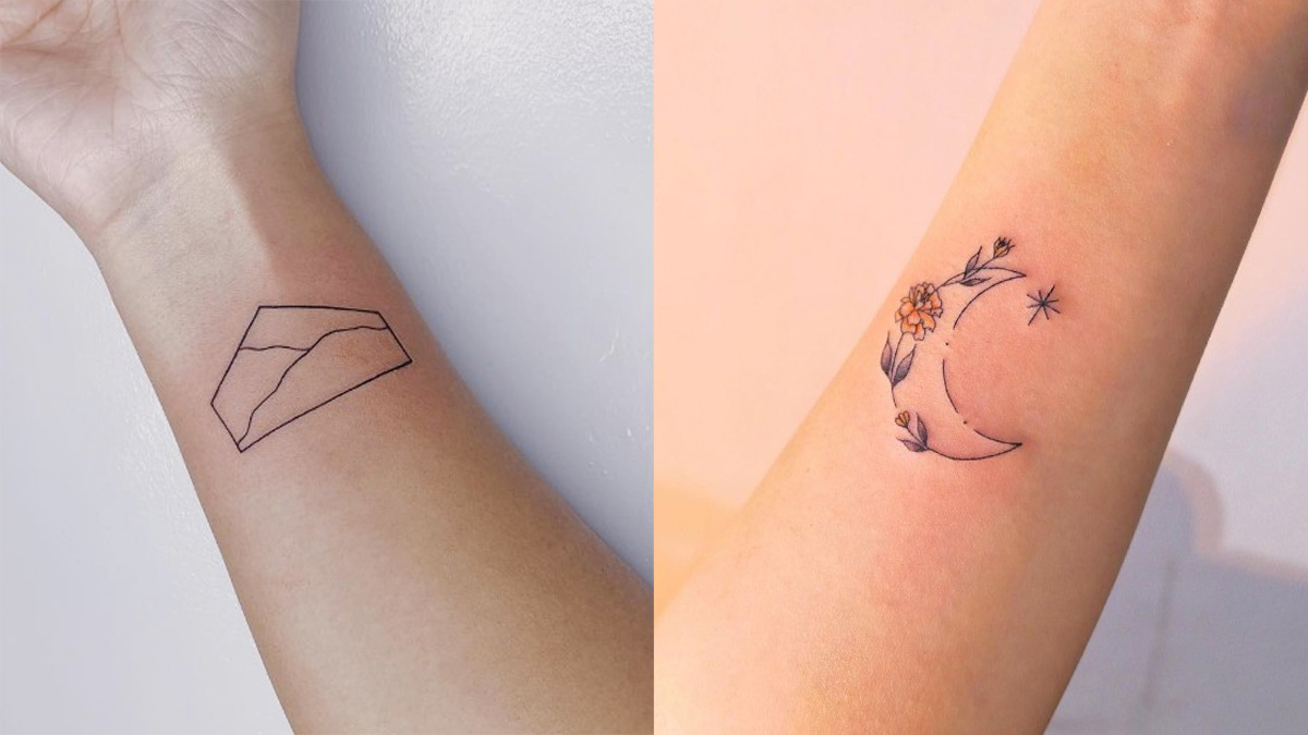 forearm minimal tattoo