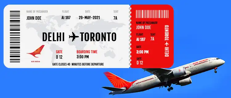 india to canada flight fare