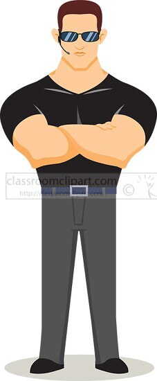 bodyguard clipart