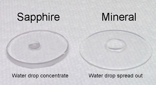 sapphire crystal vs mineral crystal