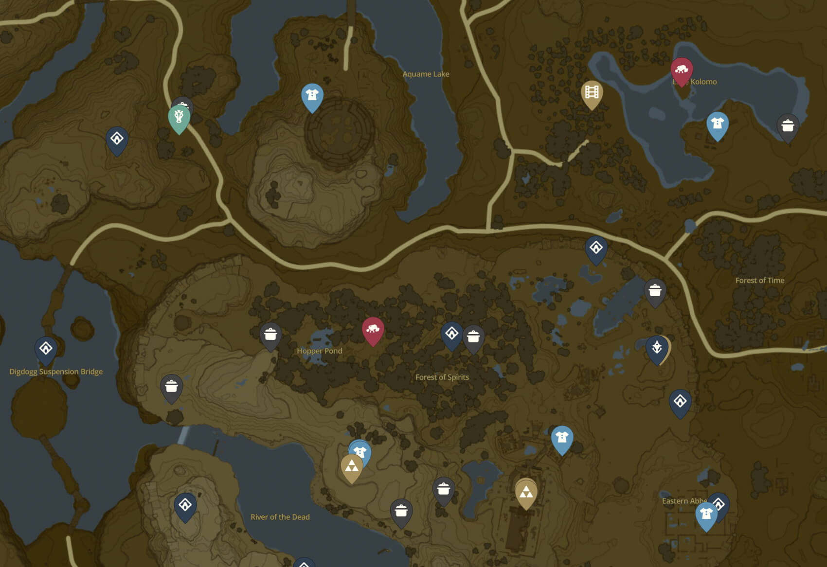 interactive breath of the wild map
