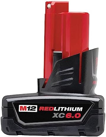 milwaukee 6ah battery m12