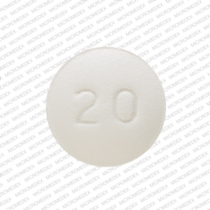 white round tablet 20