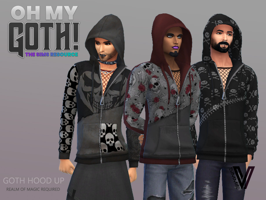 sims 4 hoodie with hood up