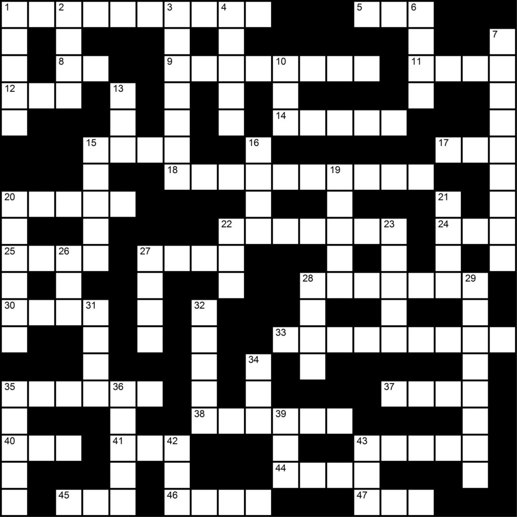 last part crossword