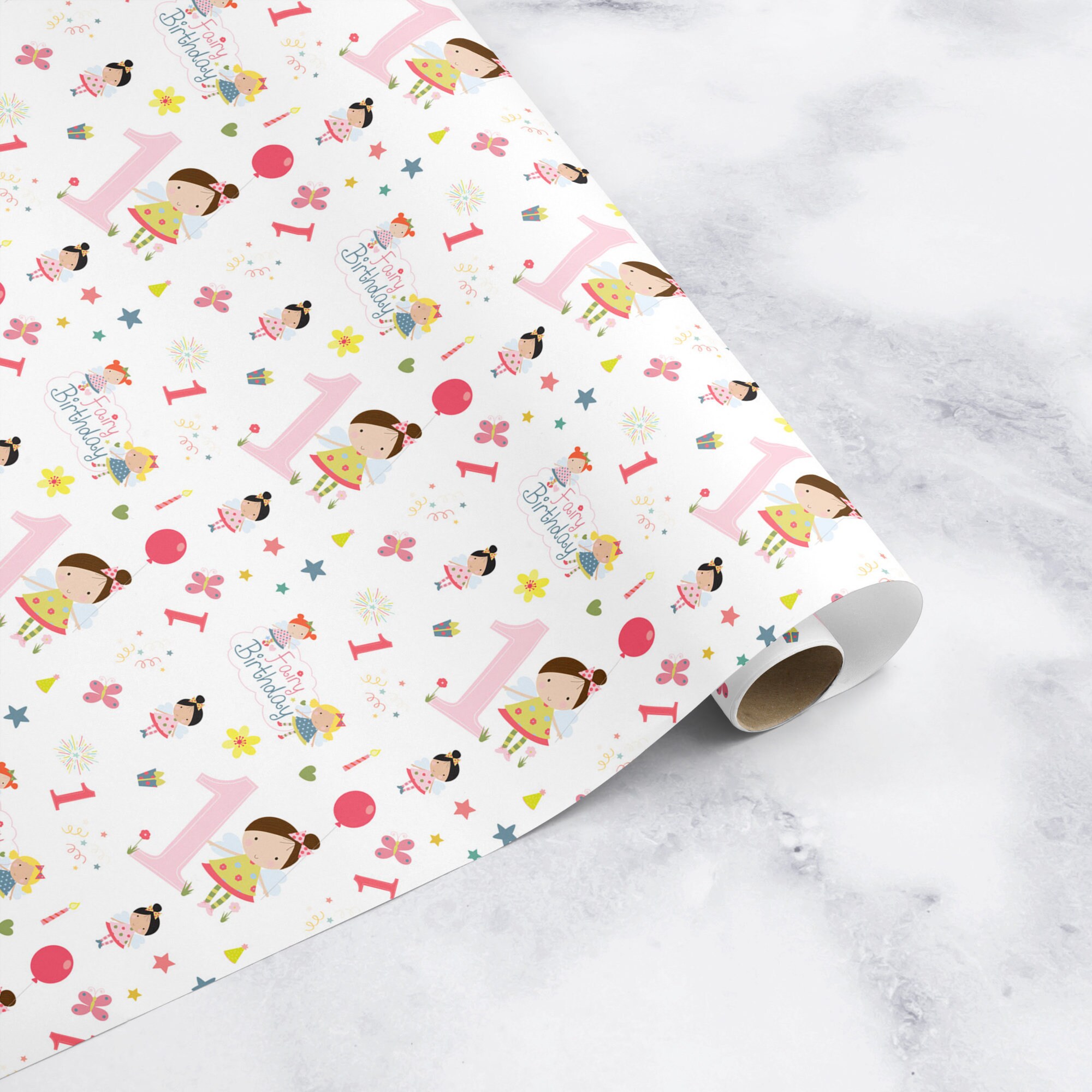 1st birthday gift wrapping paper