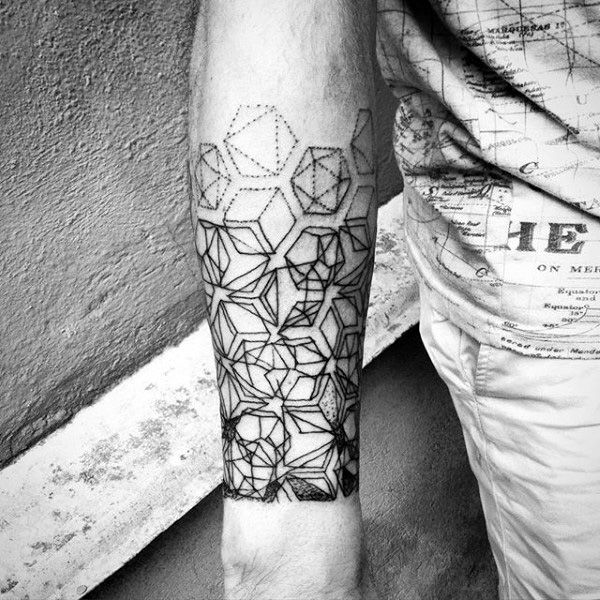 geometric tattoos for men