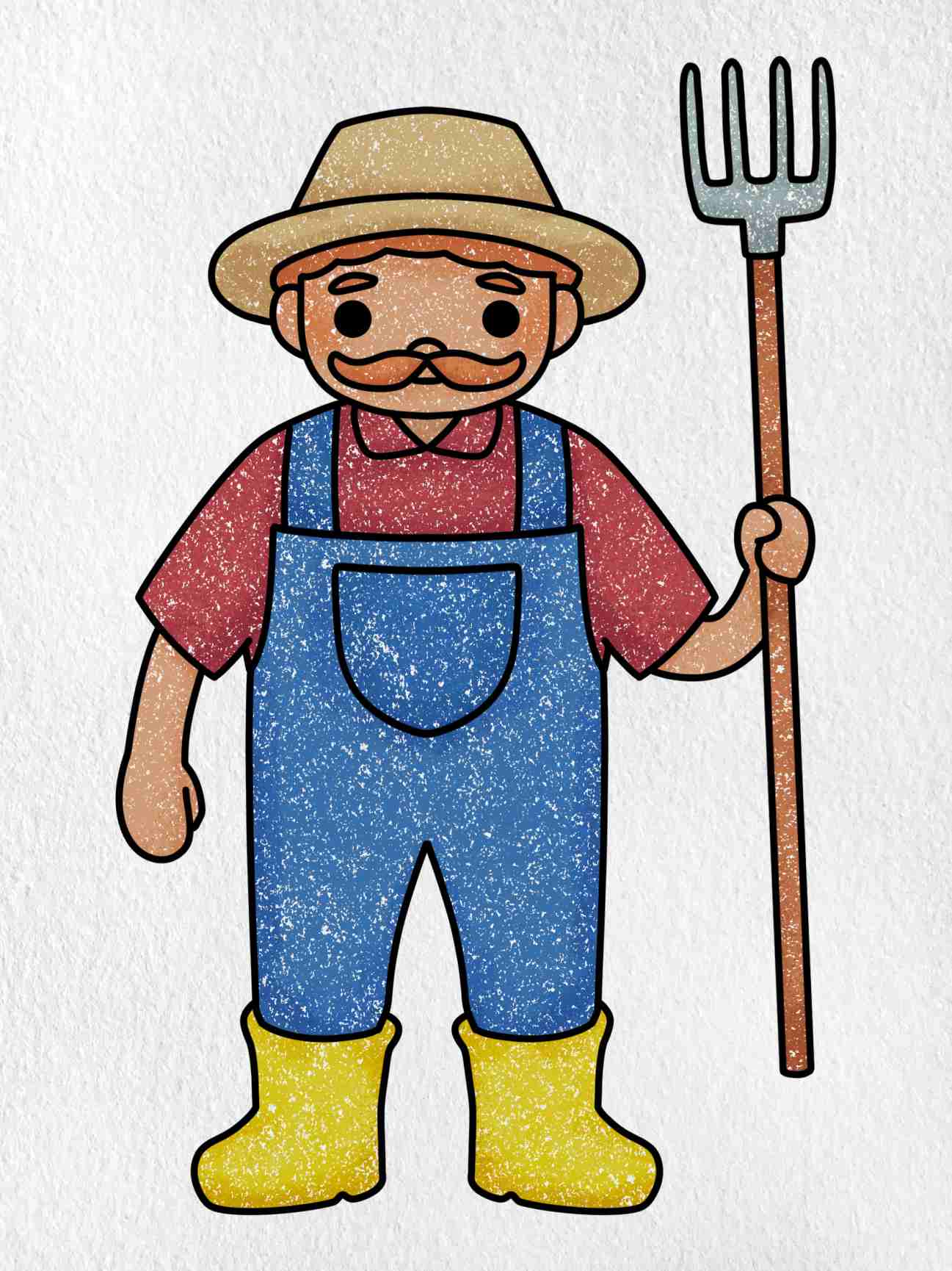 farmer images for drawing