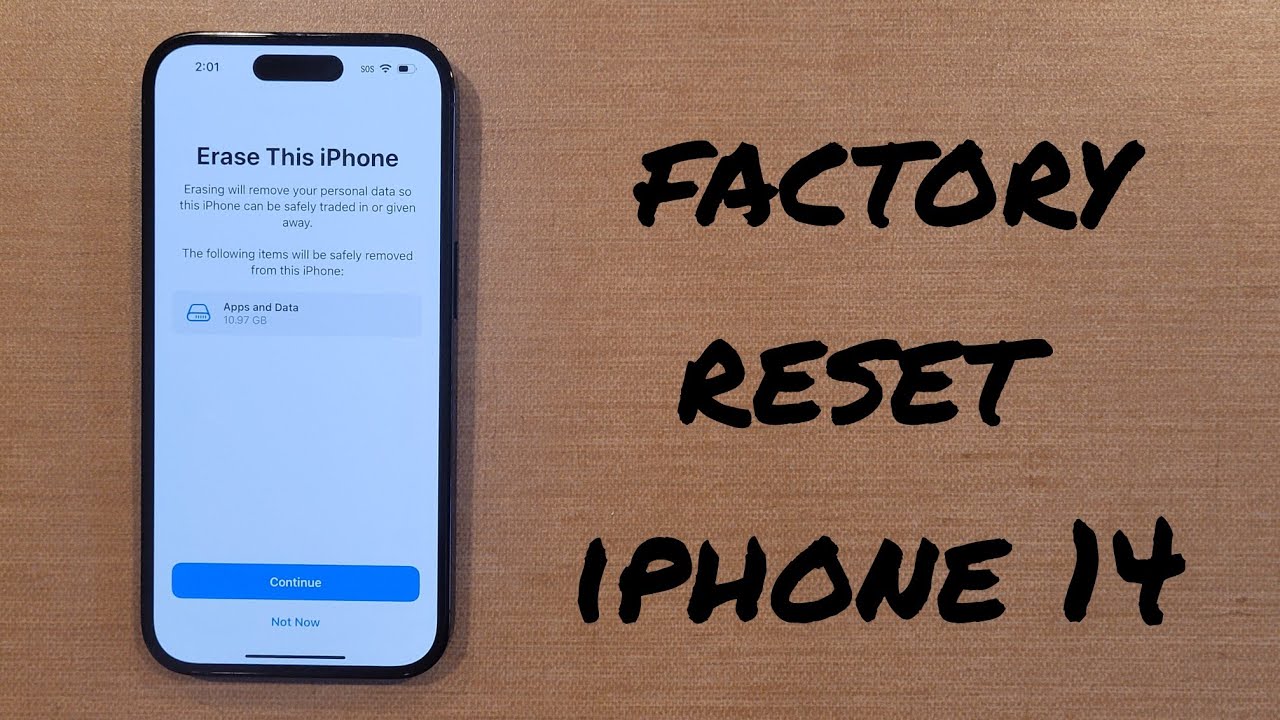 hard reset iphone 14