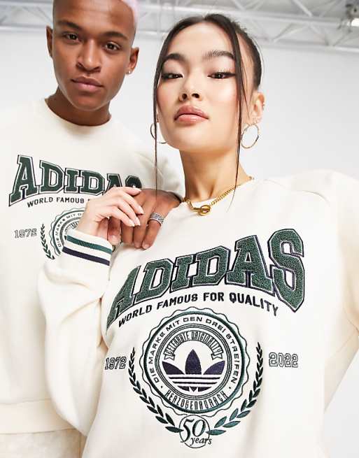 adidas originals varsity sweatshirt