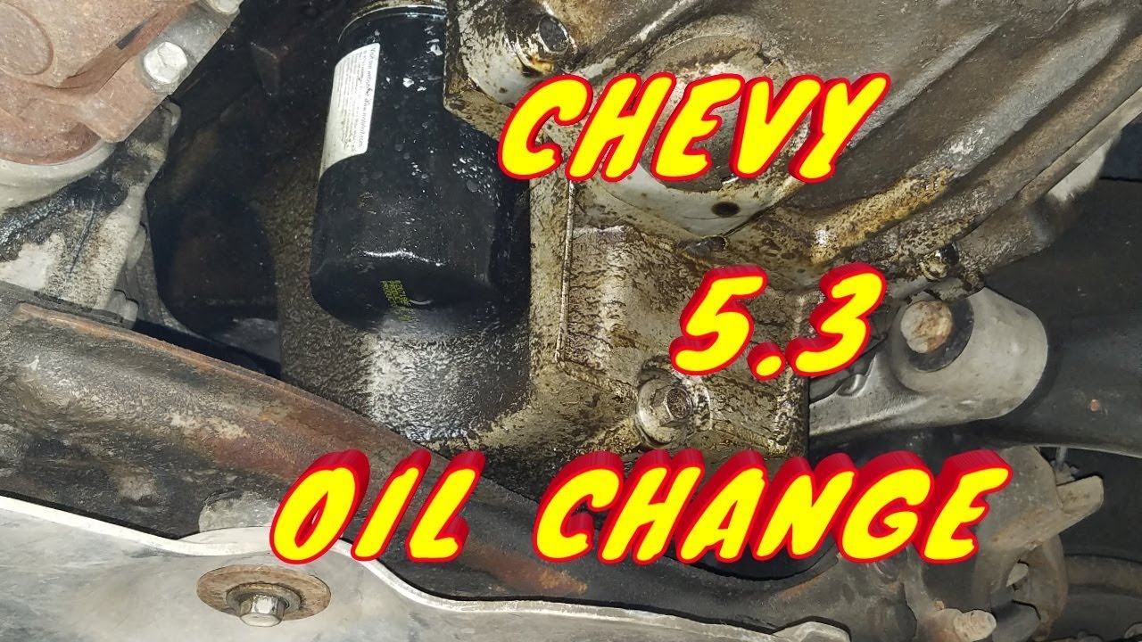 chevy 5.3 oil capacity