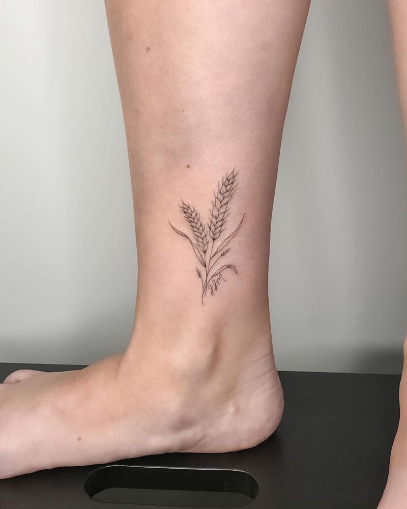 wheat tattoo