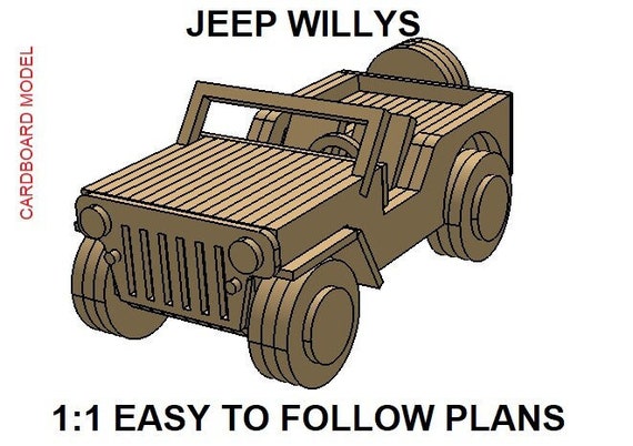 cardboard jeep