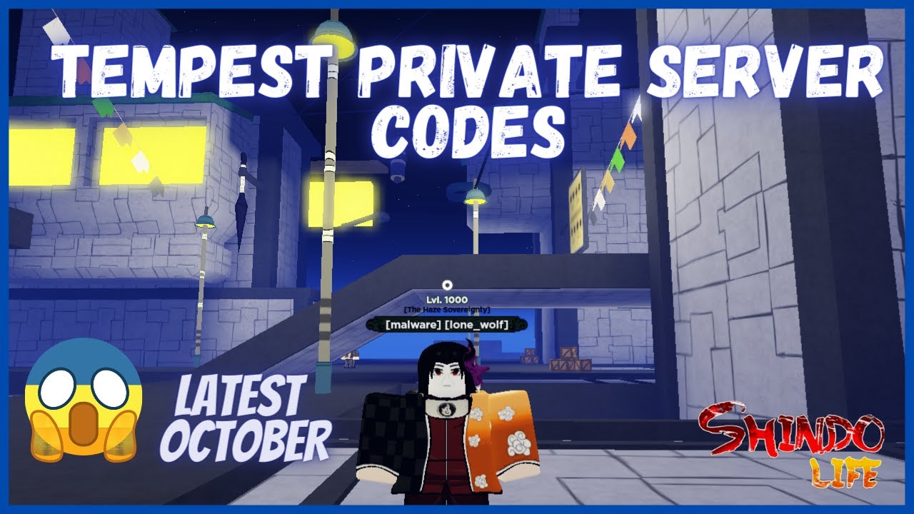 tempest private server codes