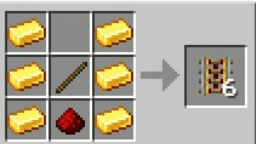 how do you make powered rails in minecraft