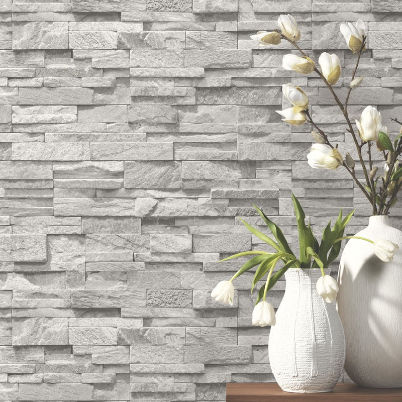 stone effect wallpaper 3d