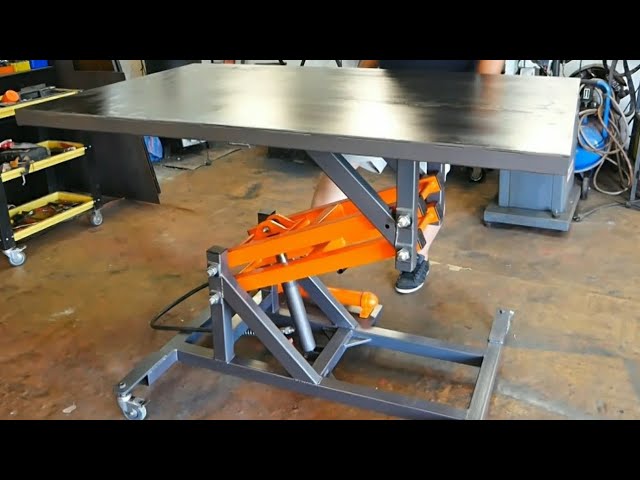 diy hydraulic lift table