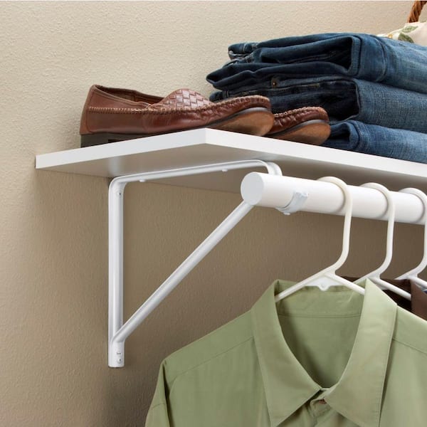 closet hanger rod bracket