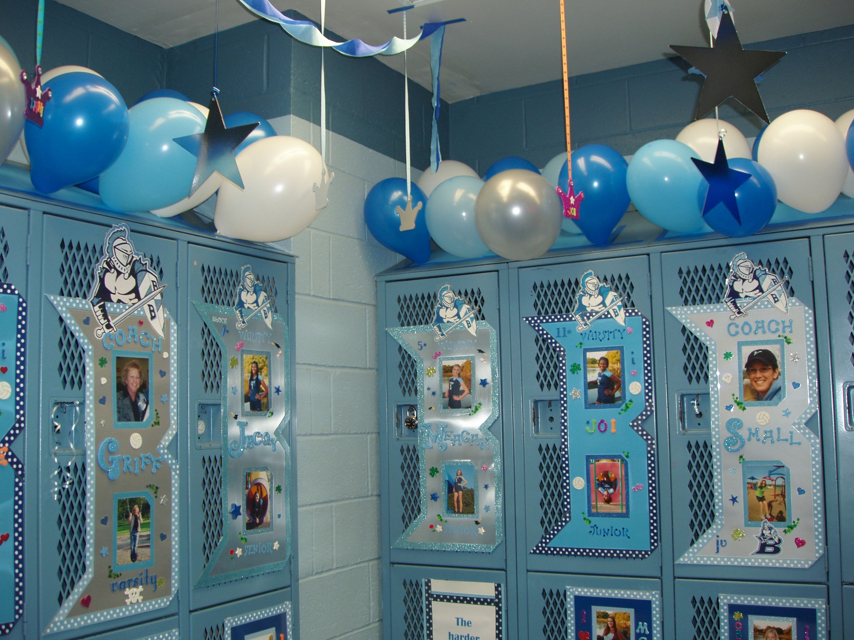 volleyball locker room decorating ideas