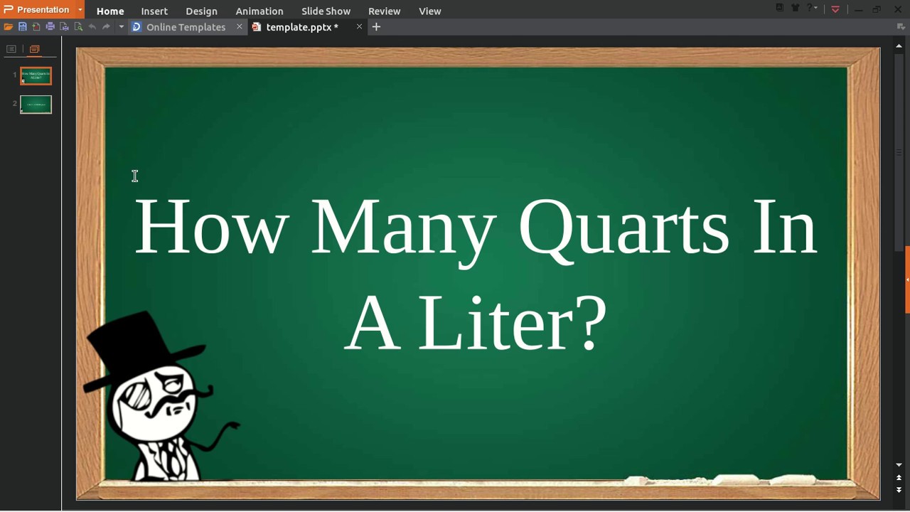 how many quarts are in a liter