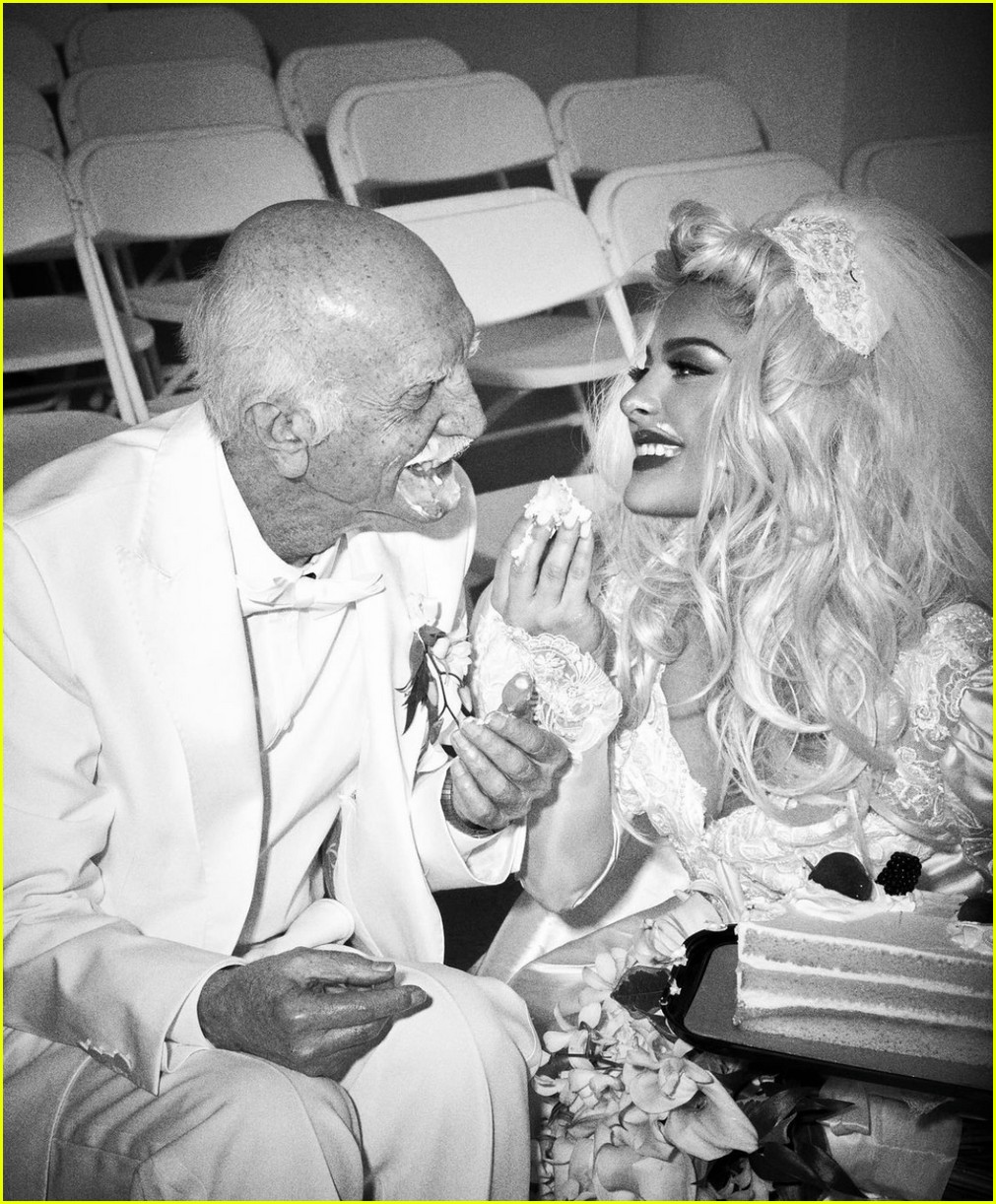 anna nicole smith wedding photo