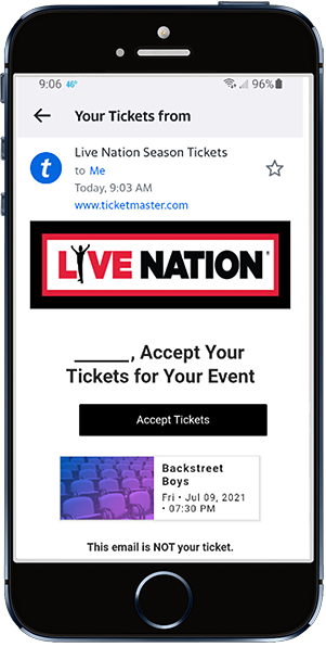 my live nation tickets