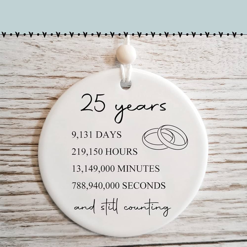 silver wedding anniversary gifts for husband