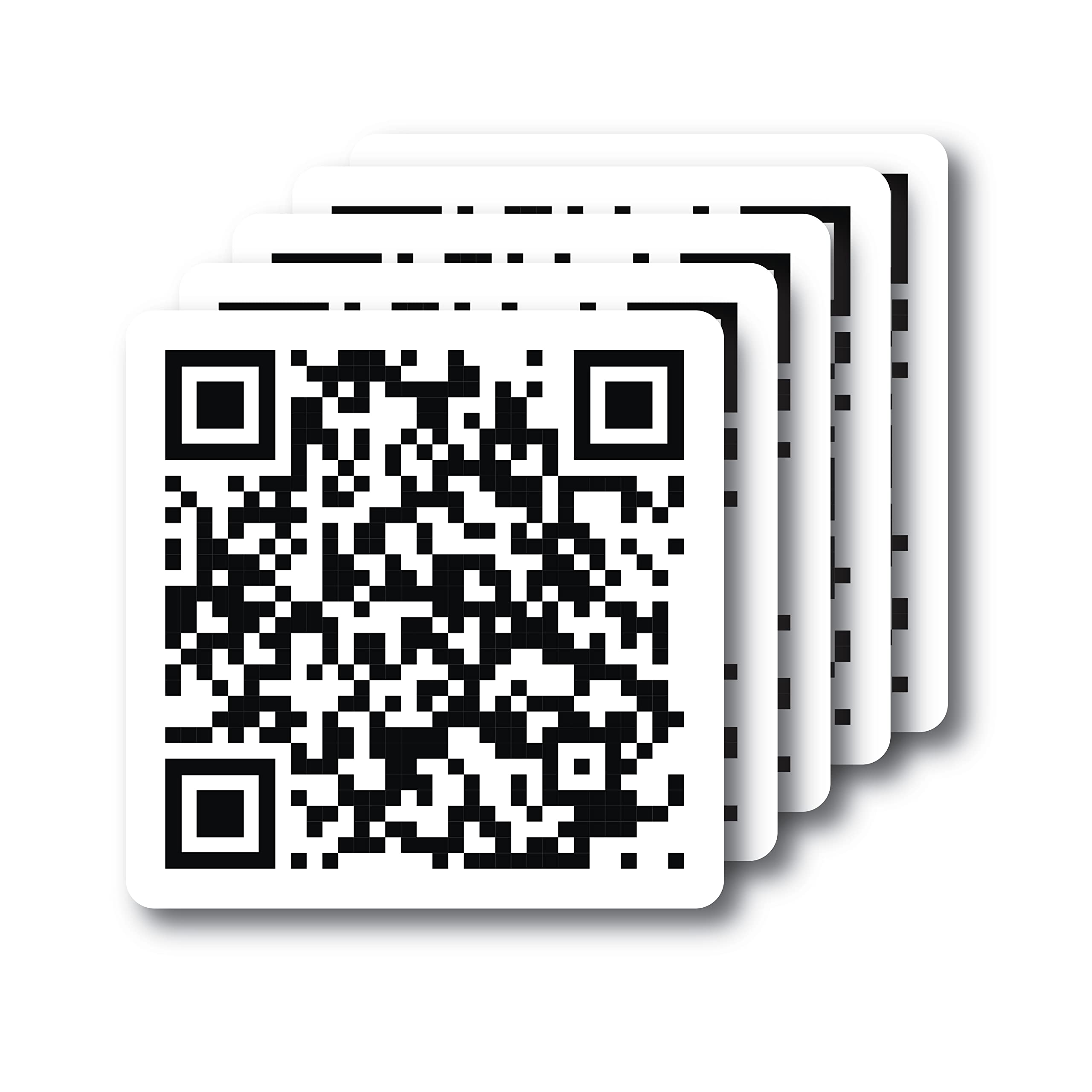 rick roll qr code sticker