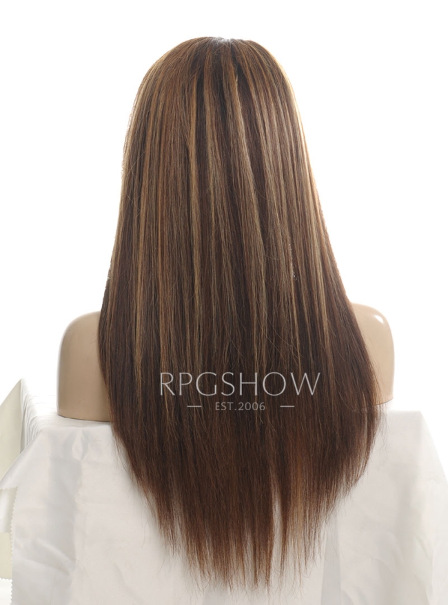 caramel brown and blonde highlights