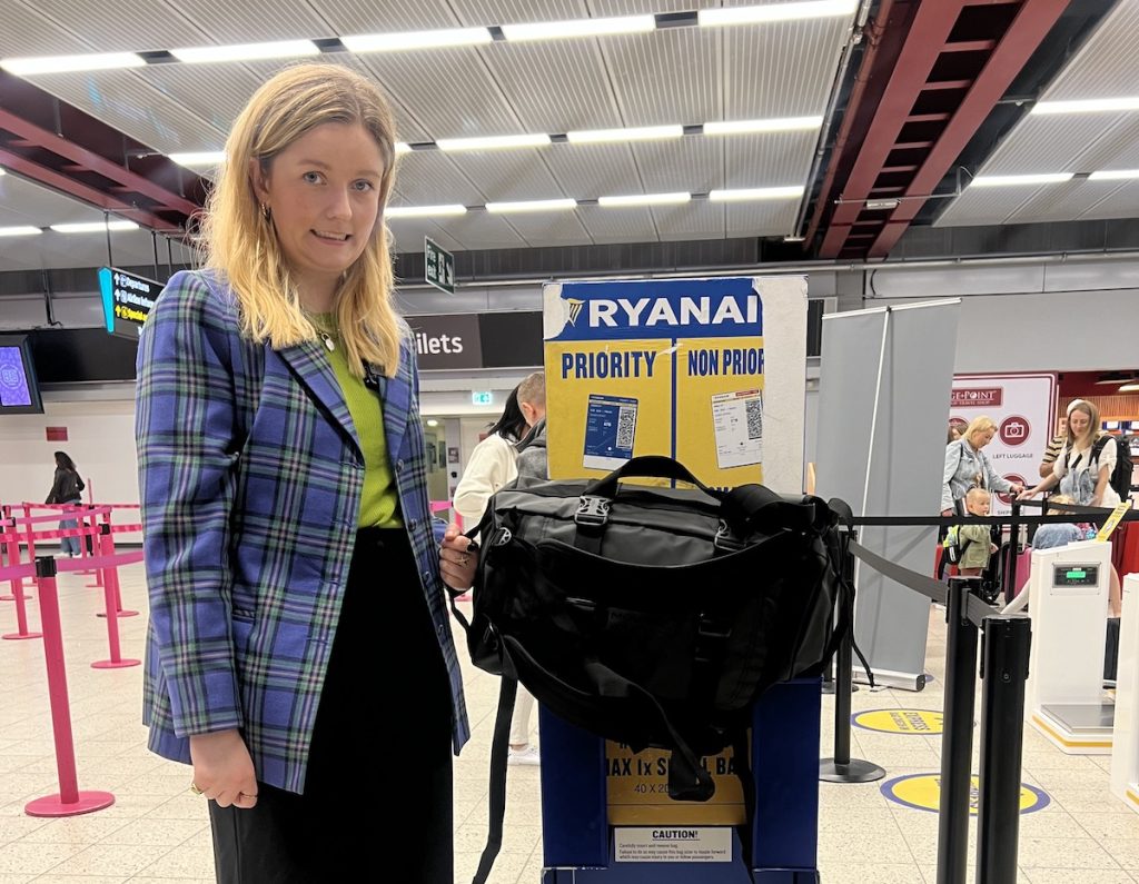 baggage sizer ryanair