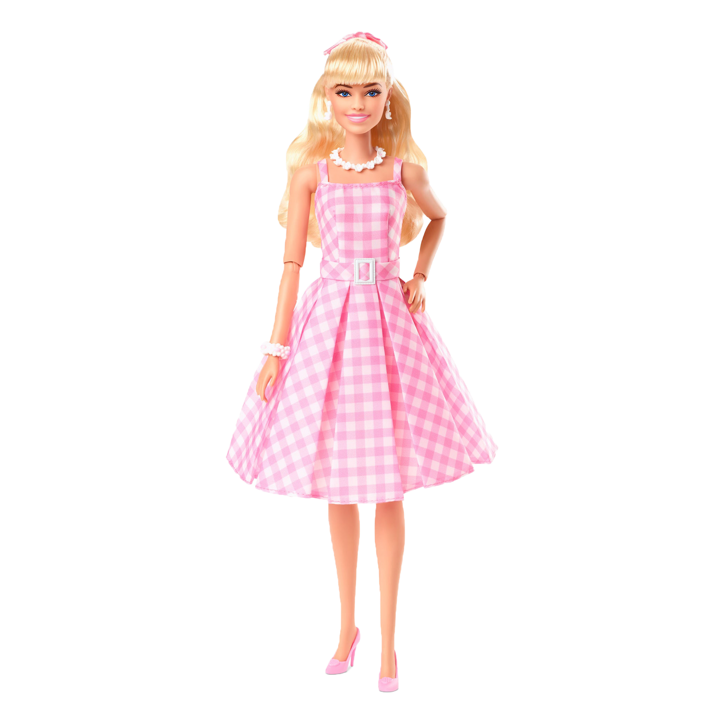 barbie the movie doll in pink gingham dress stores