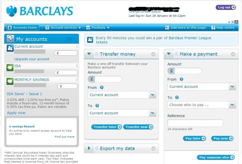 barclays netbanking