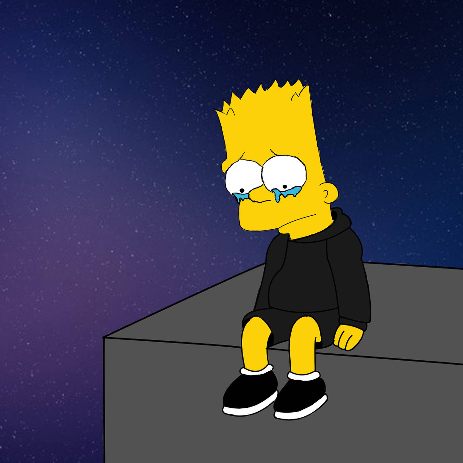 bart simpson sad