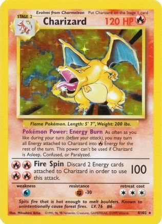 base set charizard price