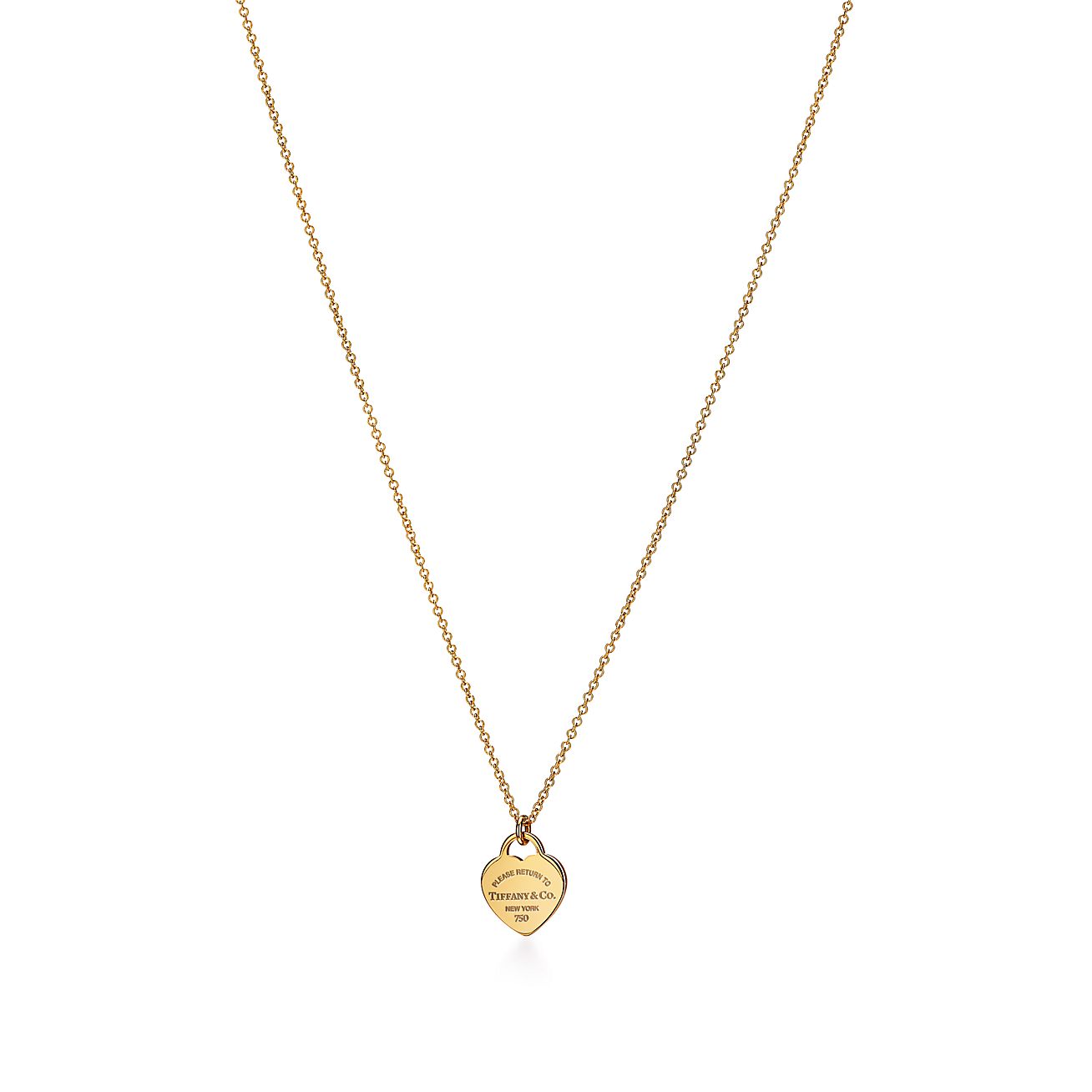 tiffany & co gold necklace