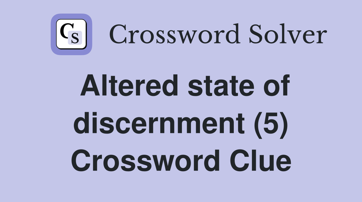 discernment crossword clue
