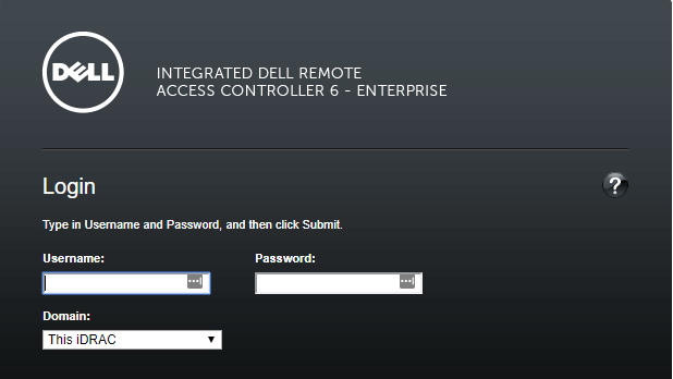 idrac default password