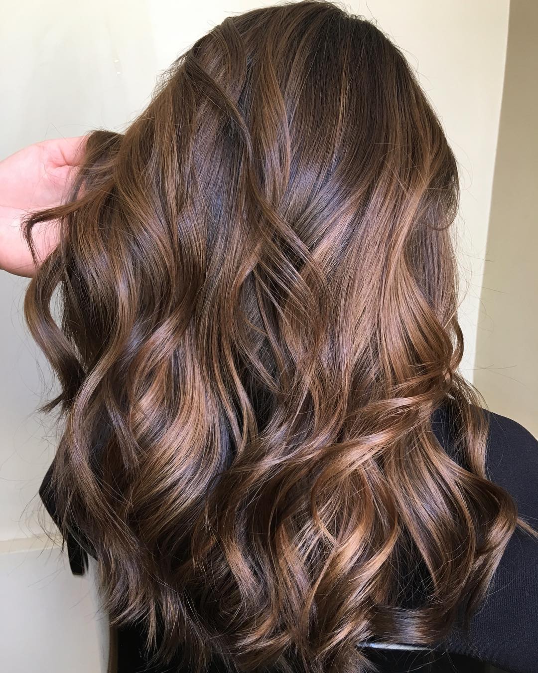 good highlight colors for dark brown hair