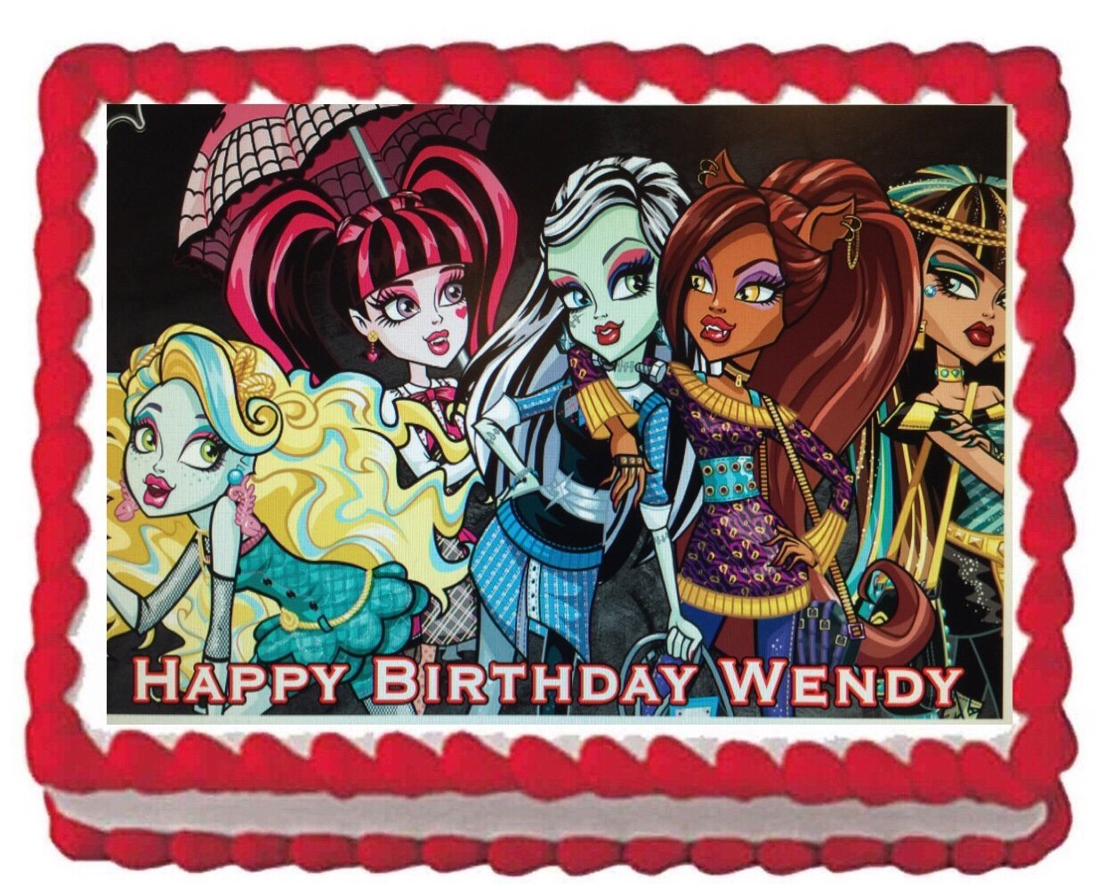 monster high birthday cake