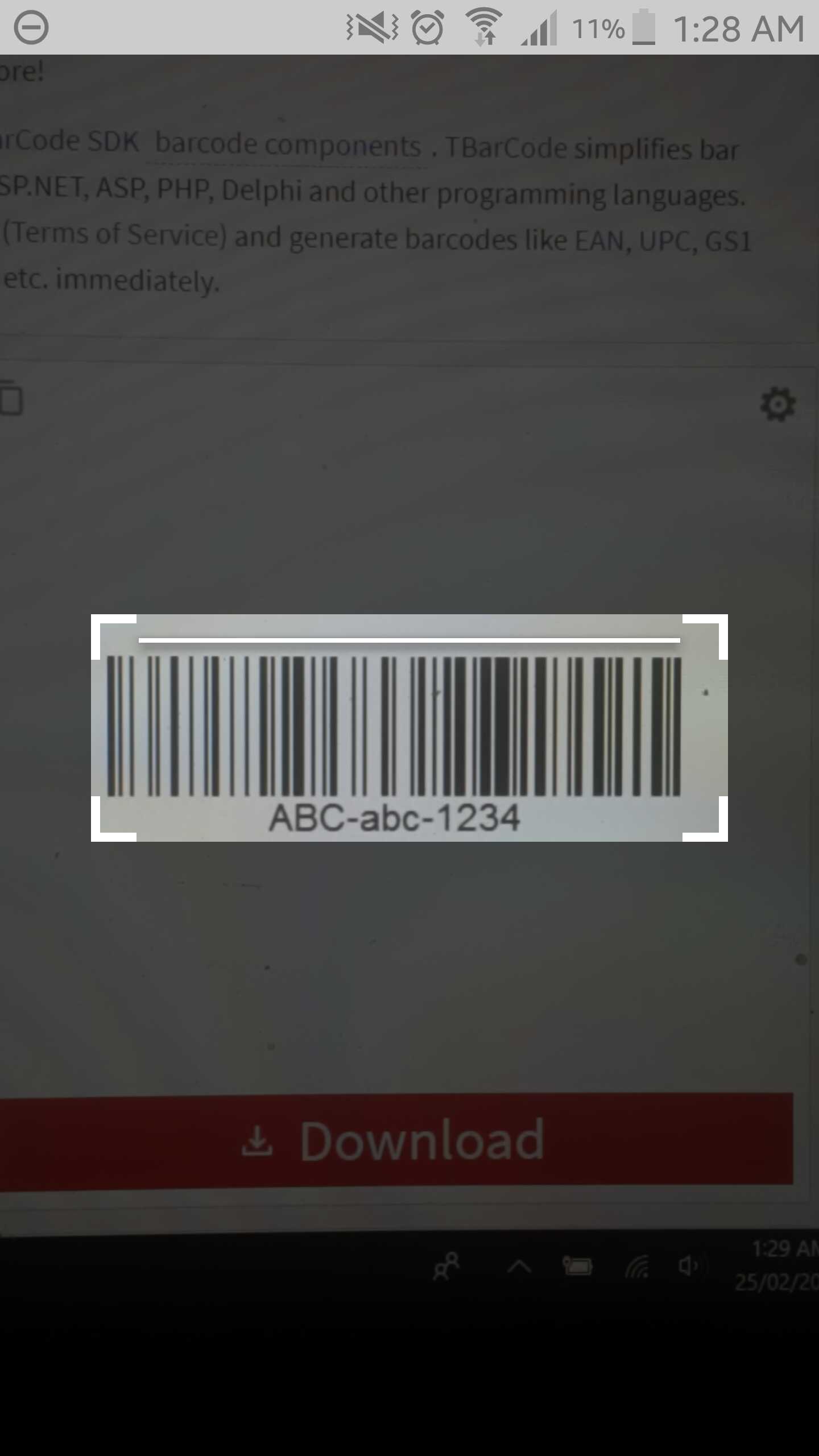 react native barcode scanner