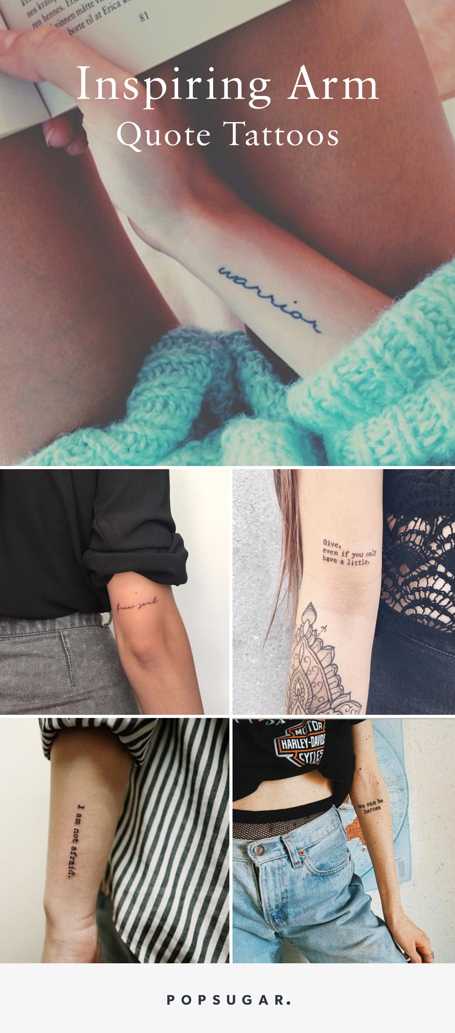 tattoo sayings on arm